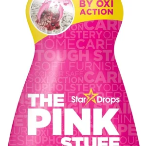 The Pink Stuff Carpet & Upholstery Stain Remover, Oxi Cleaner with Scrubber, 16.9 fl oz